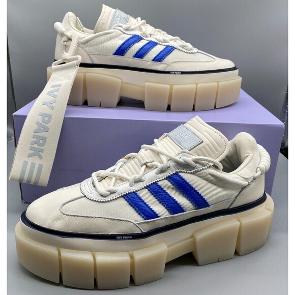 adidas Shoes - Adidas Shoes Ivy Parks Beyonce Super Platform White Blue GZ3890 Womens Size 10
